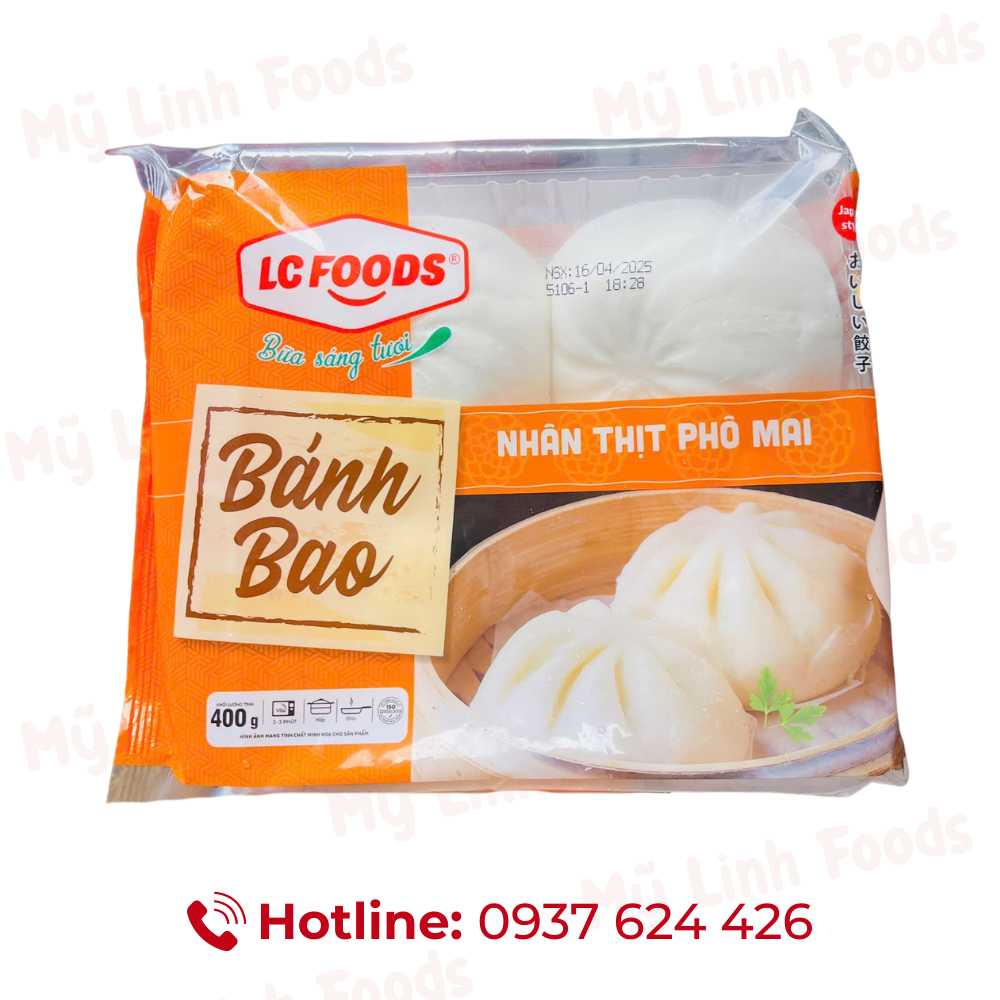 Bánh Bao Nhân Thịt Phô Mai LC 400G ( 4C )