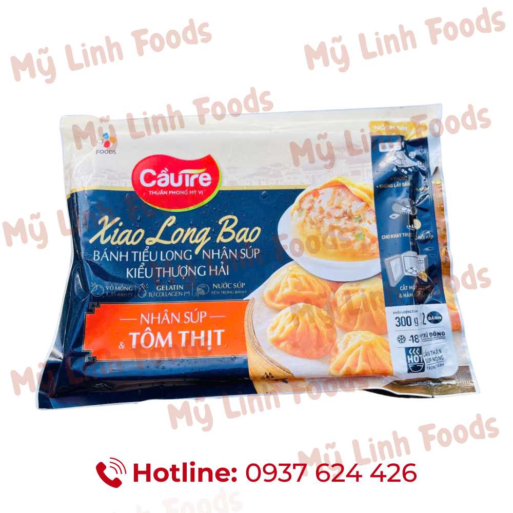 Bánh Tiểu Long Bao Nhân Súp & Tôm Thịt Cầu Tre 300g