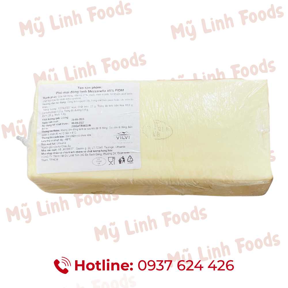 Phô Mai Khối VILVI 2.5Kg