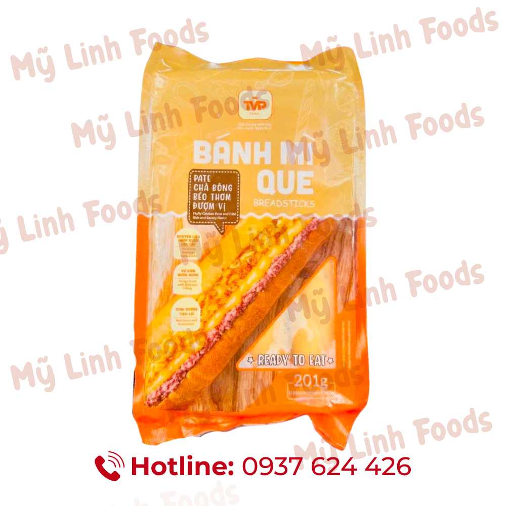 Bánh Mì Que Pate Chà Bông Béo TVP 3 Cái