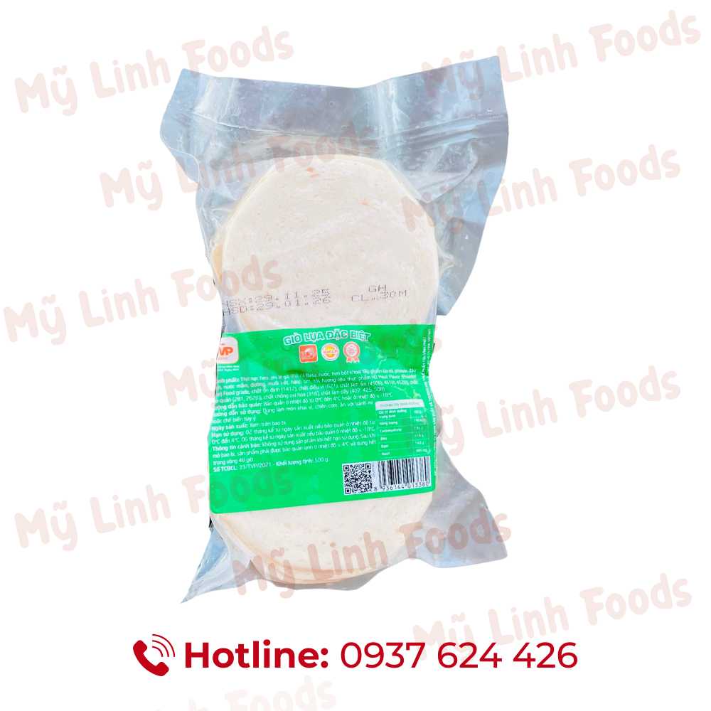 Chả Lụa Đặc Biệt Cắt Lát TVP 500G