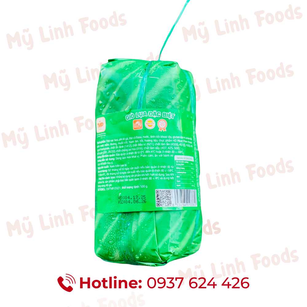 Chả Lụa Lá Đặc Biệt TVP 500g