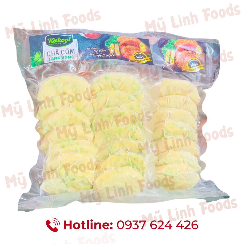 Chả Cốm Làng Vòng Kitkool 500G 14 Miếng