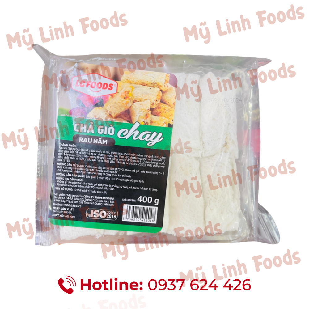 Chả Giò Chay Rau Nấm LC 400G