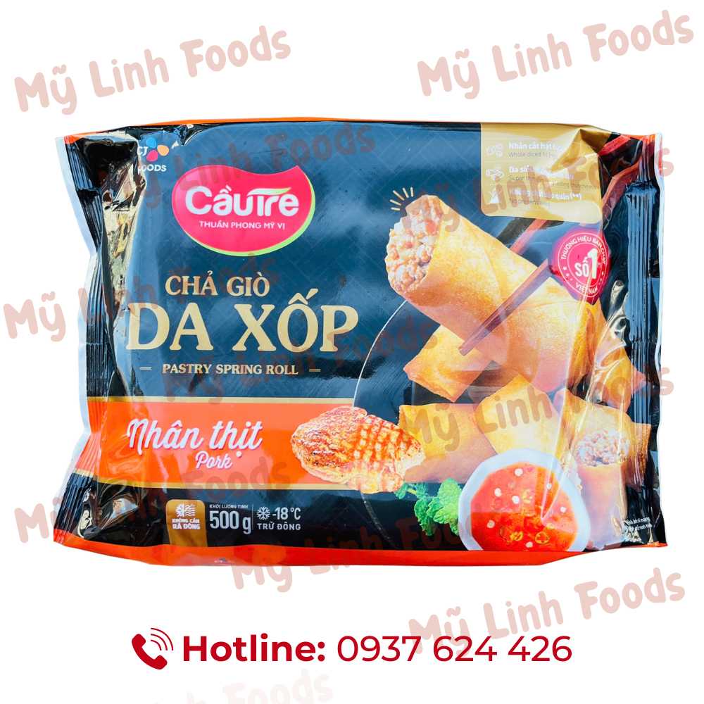 Chả Giò Da Xốp Nhân Thịt Cầu Tre 500g