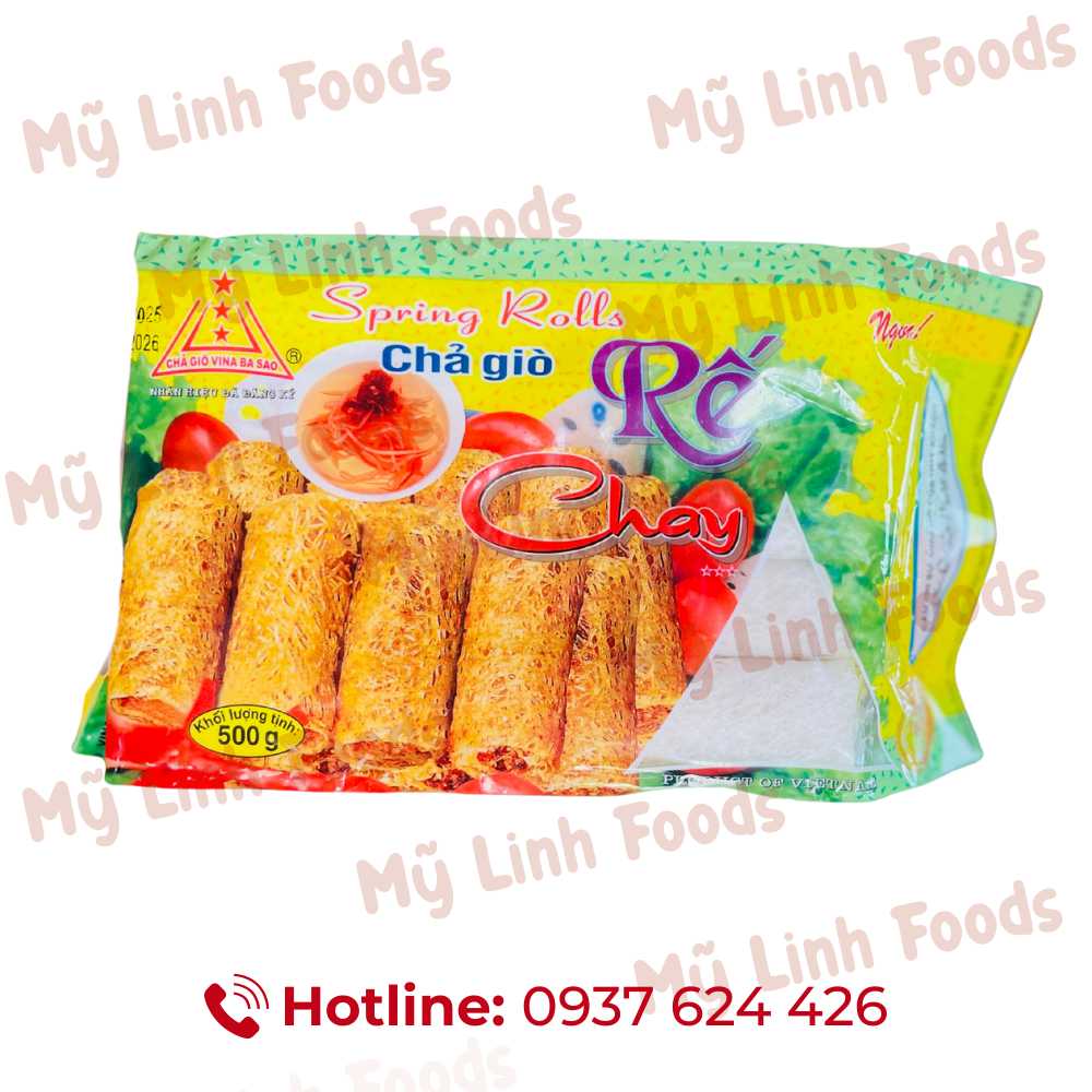 Chả Giò Rế Chay VINA 3 Sao 500G