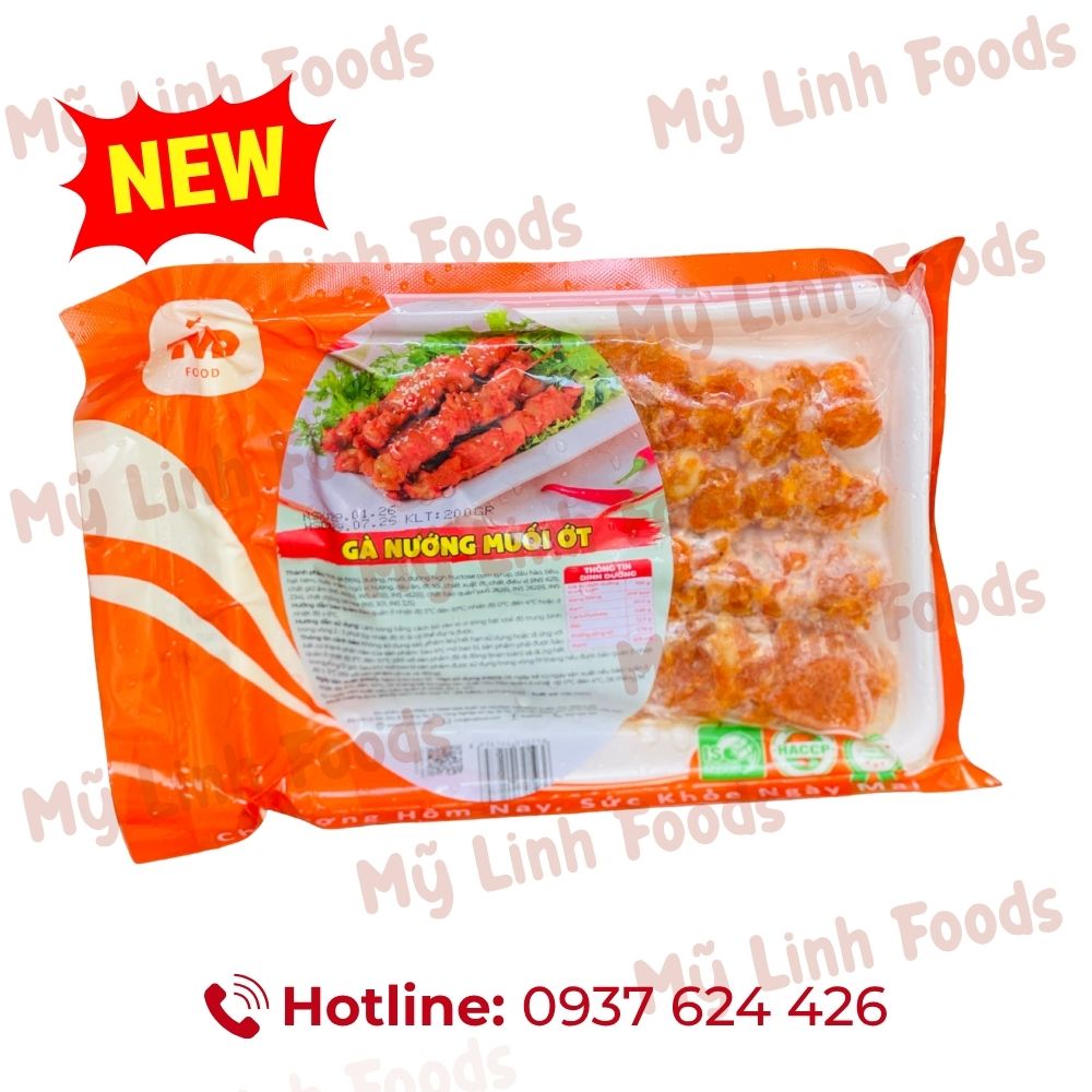 Gà Xiên Nướng Muối Ớt TVP 4 Cây