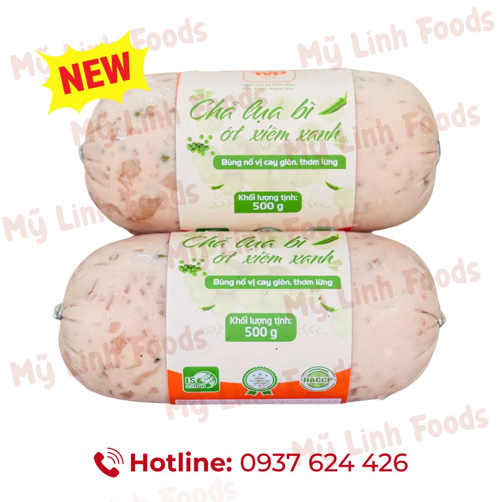 Chả Bì Ớt Xiêm Xanh TVP 500g