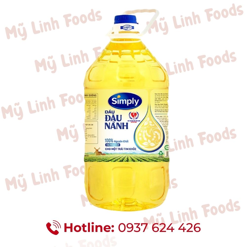 Dầu Đậu Nành Simply Can 5 Lit