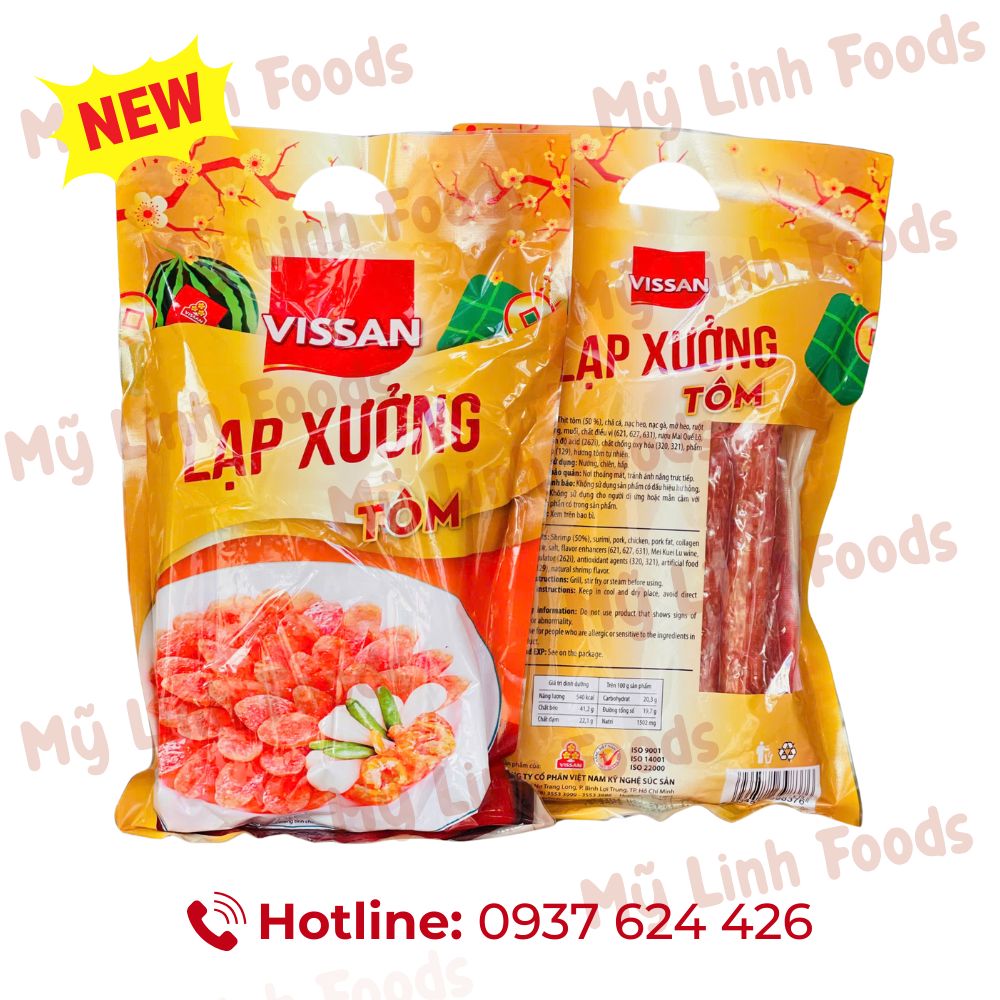 Lạp Xưởng Tôm Vissan 500g