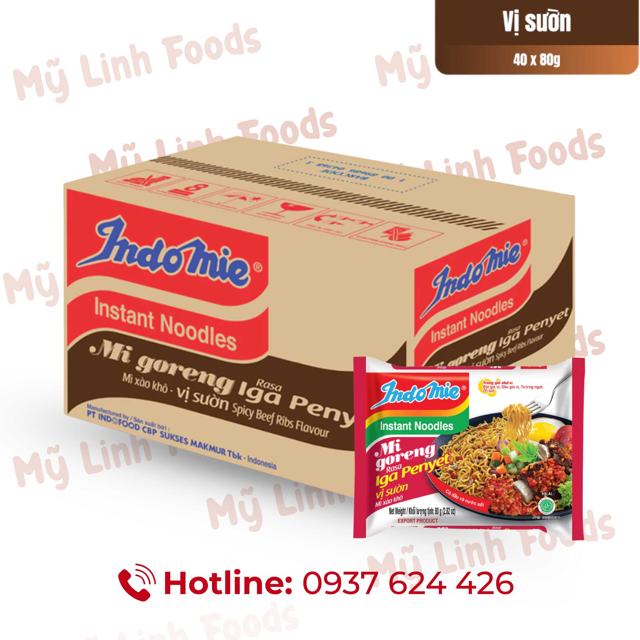 Mì Indomie Vị Sườn 