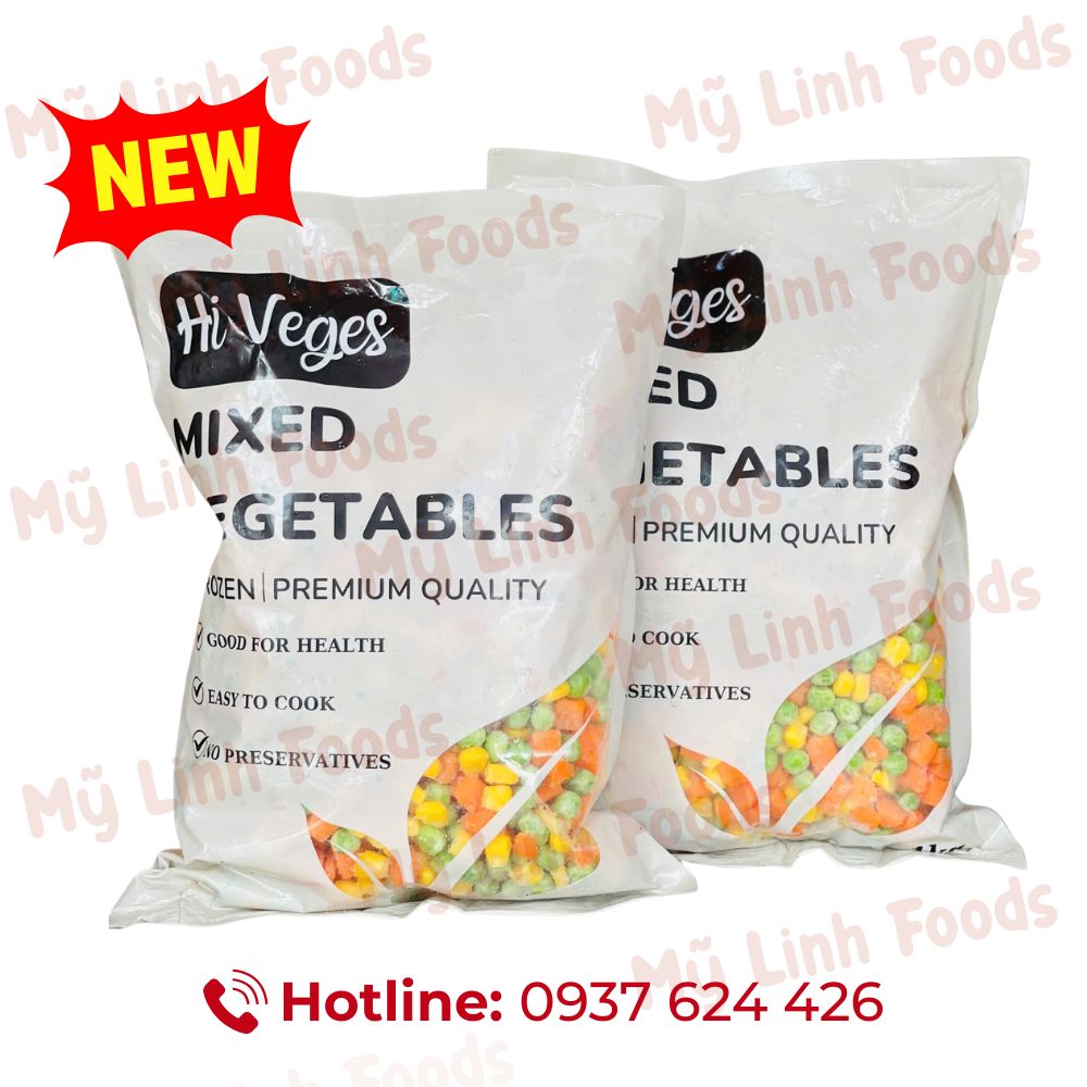 Rau Củ Hỗn Hợp Hi Vegest 1Kg