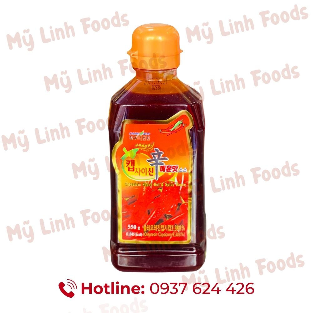 Tinh Dầu Ớt Cấp Độ Nấu Mì Cay 550g