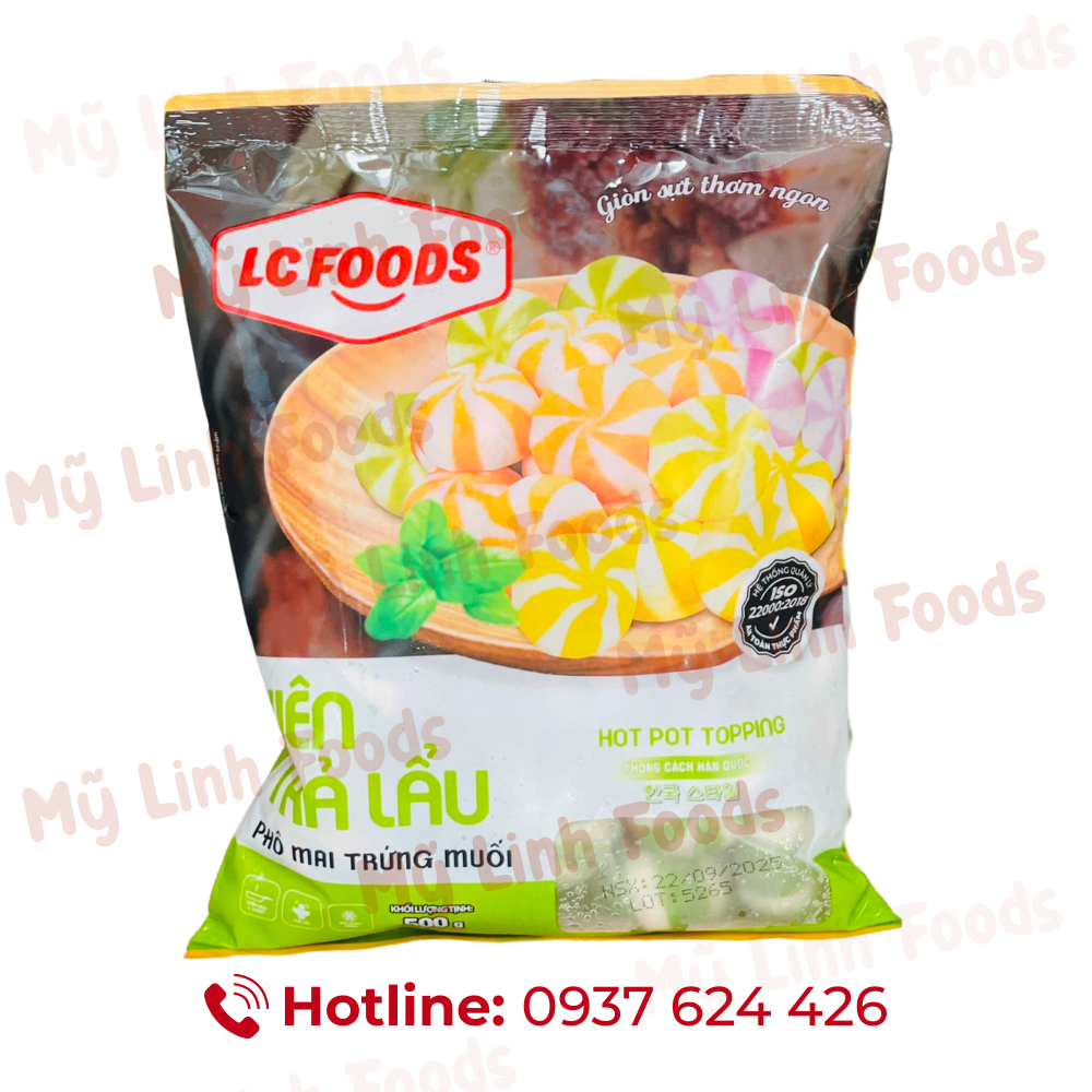 Viên Thả Lẩu Trứng Muối LC 500G Sọc Xanh