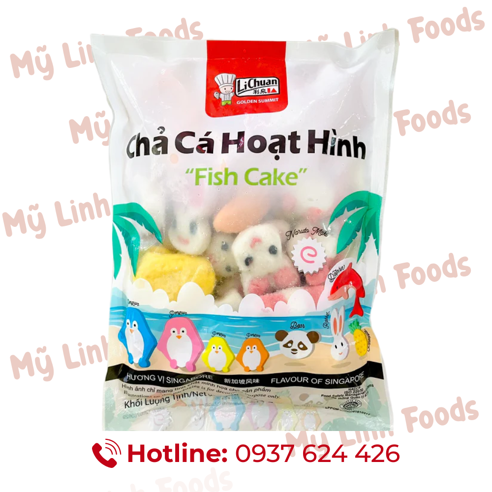 Chả Cá Hoạt Hình Lichuan 500G