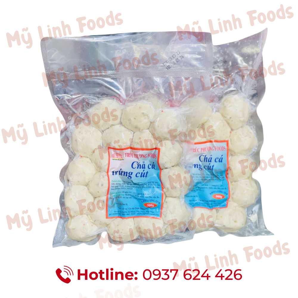 Chả Cá Trứng Cút Trúc Phương 500g