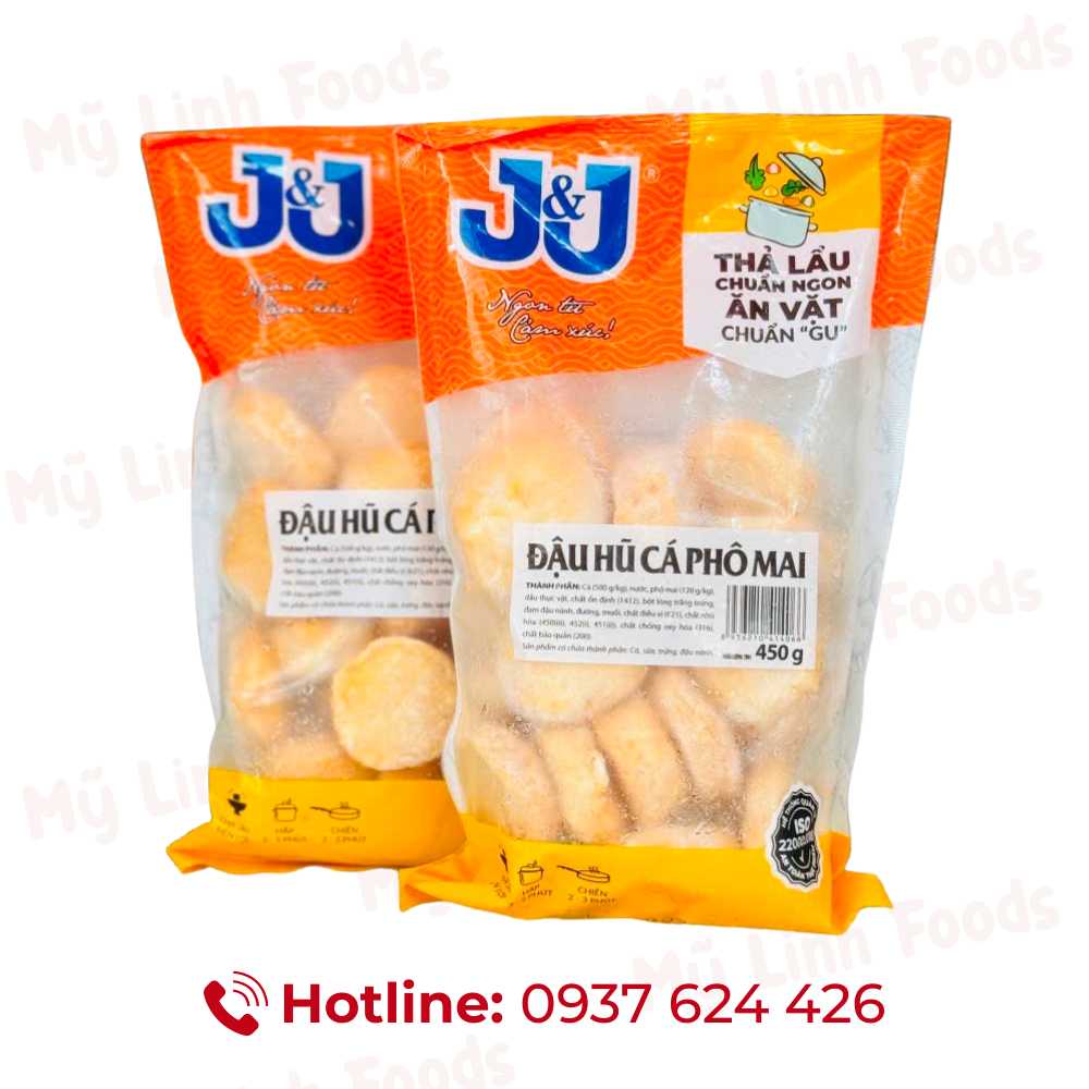 Đậu Hủ Cá Phô Mai J&J 450G