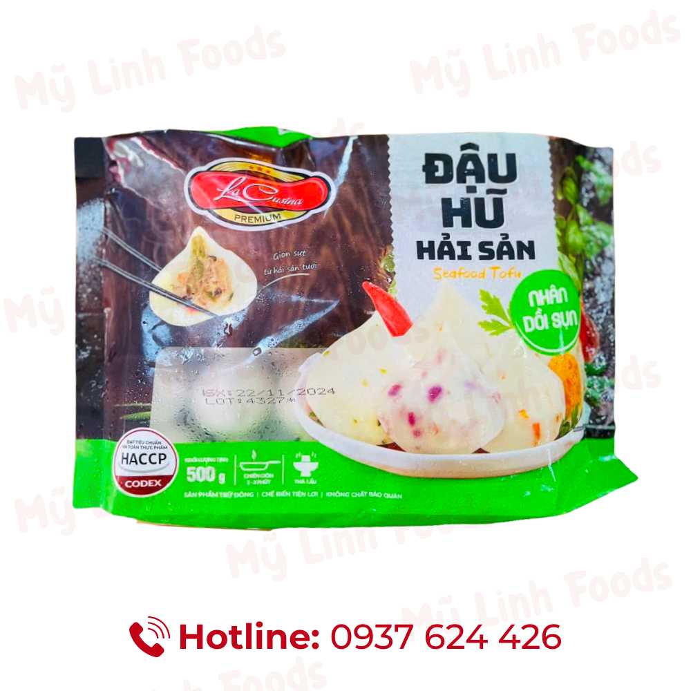 Đậu Hũ Hải Sản Nhân Dồi Sụn LC 500G