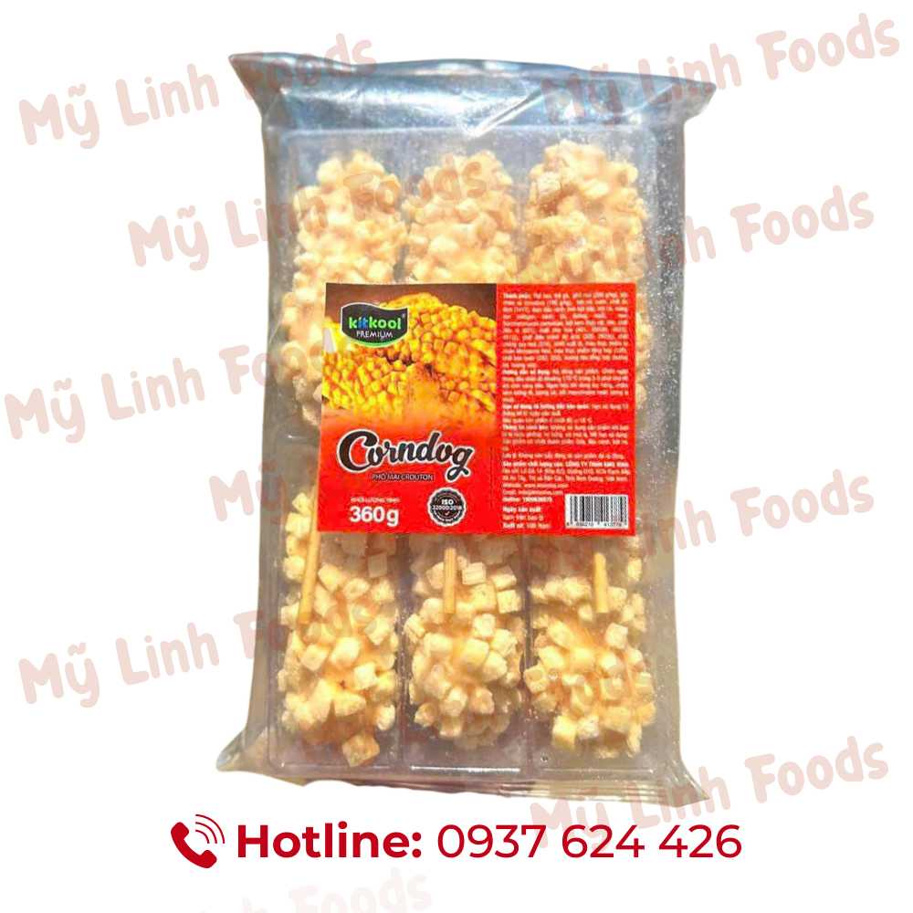 Corndog Phô Mai Bánh Mì Kitkool 6 Cây