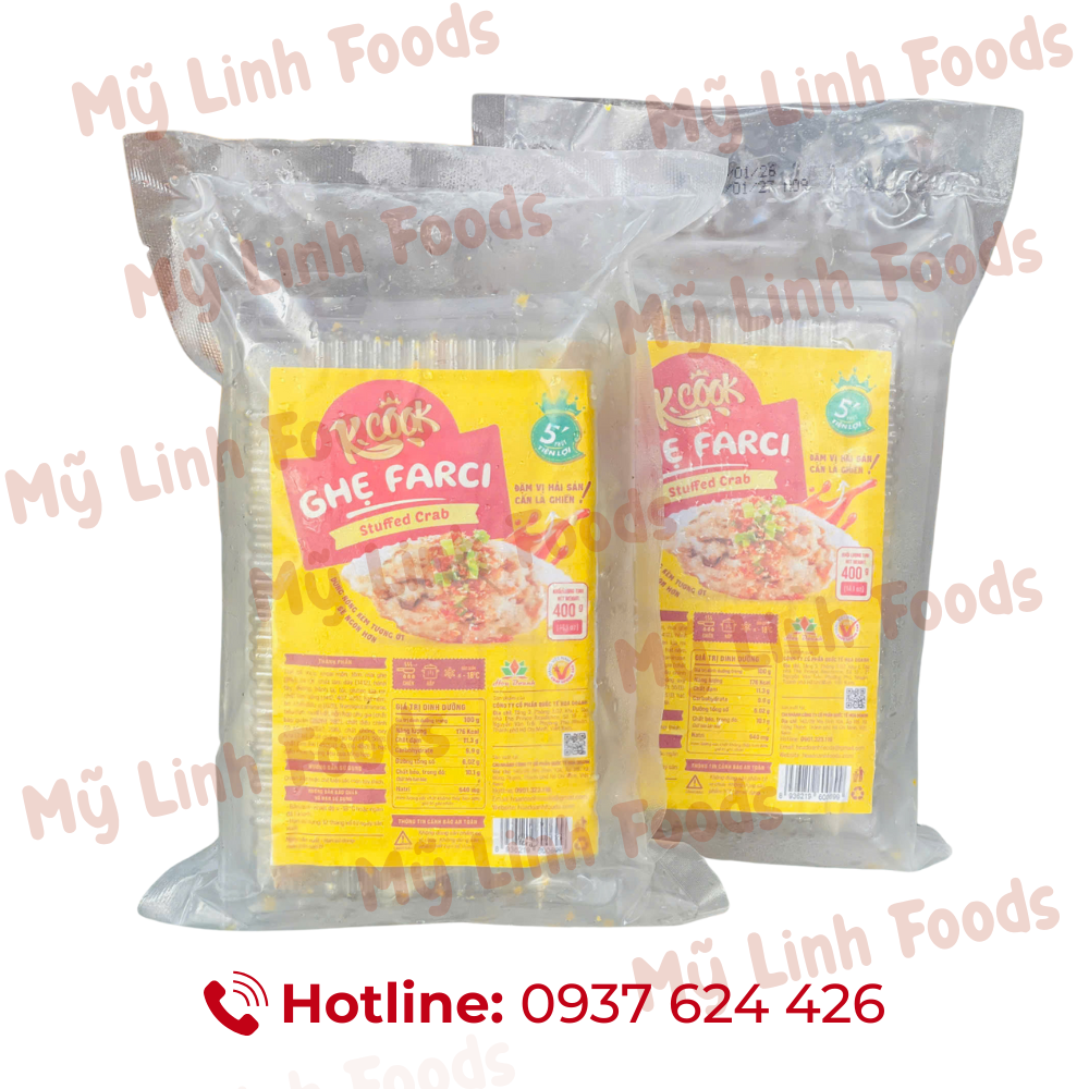 Ghẹ Farci Hoa Doanh 400g 10 Con