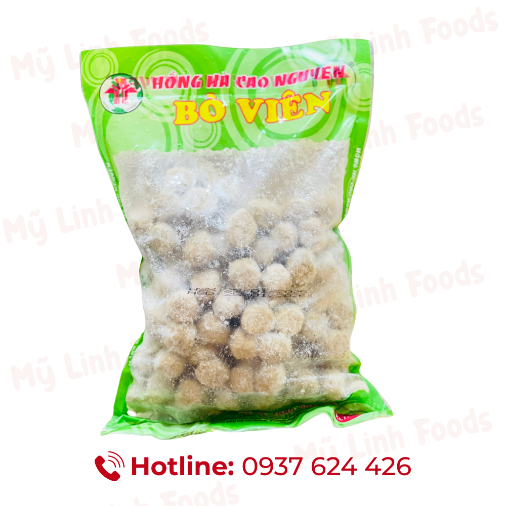 Bò Viên Hồng Hà 1Kg 160V Viên Lớn