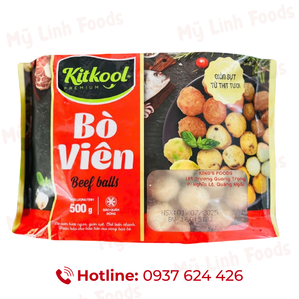 Bò Viên Kitkool 500G ( 55 VIÊN )