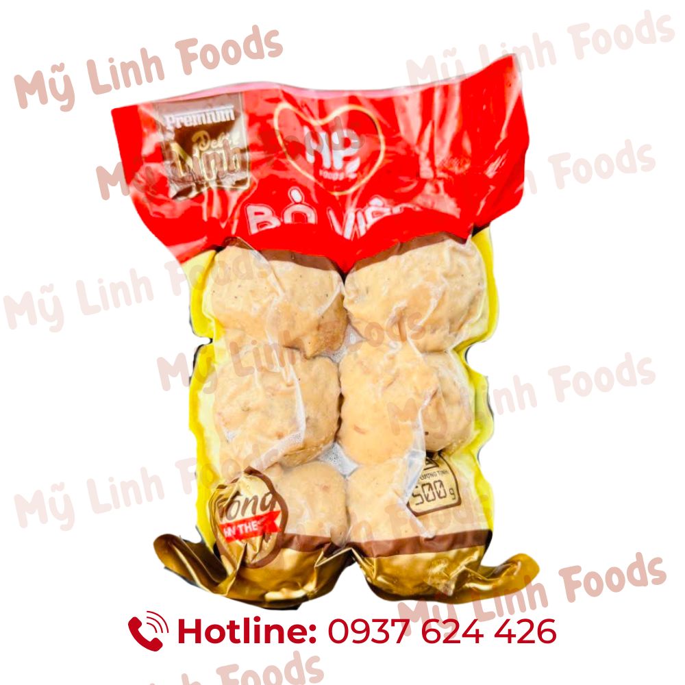 Bò Viên Phở HP 500g Viên Lớn_6 Viên
