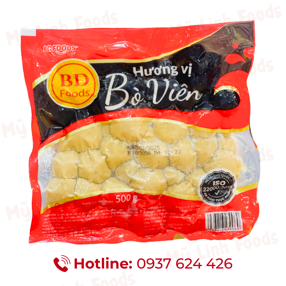 Bò Viên BD 500G 80V