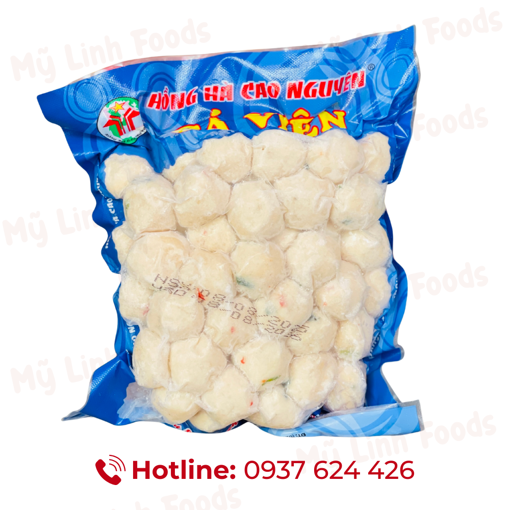 Cá Viên Hành Ớt Hồng Hà 500g 80V