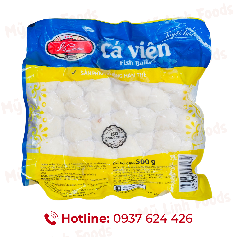 Cá Viên LC 500G 80V