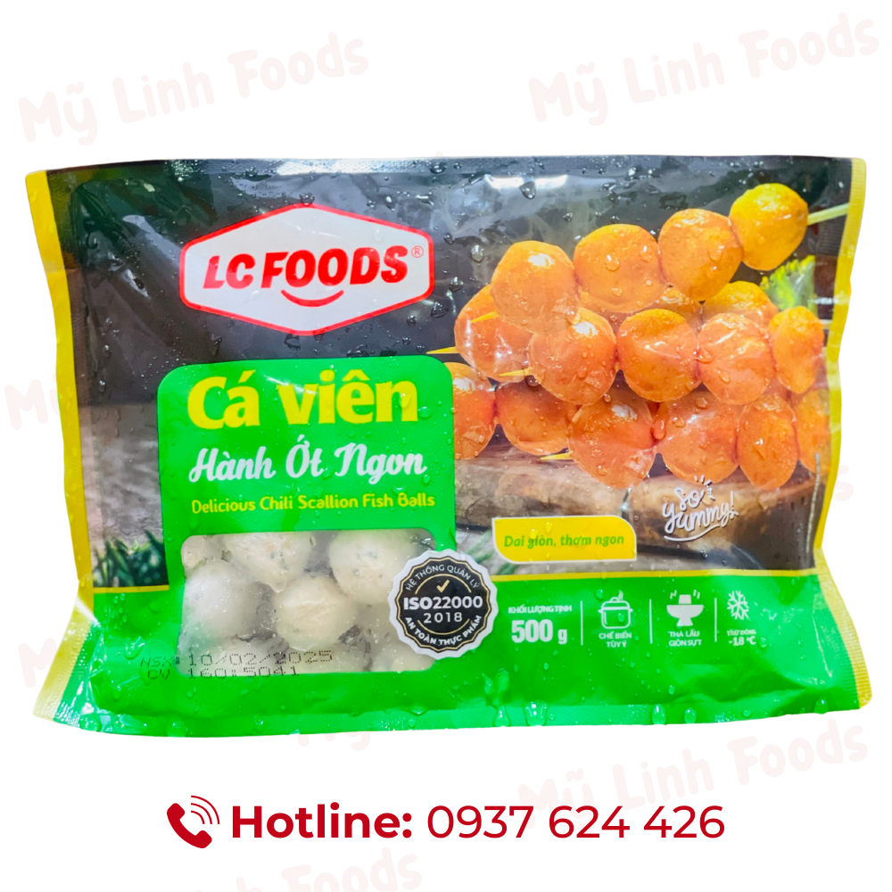 Cá Viên Ngon Hành Ớt LC 500G 80V
