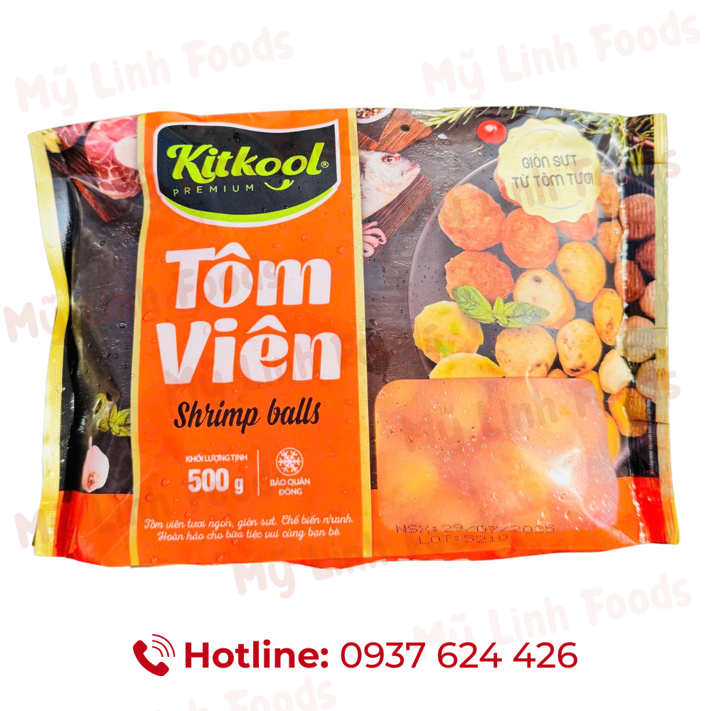 Tôm Viên Kitkool 500G/55V