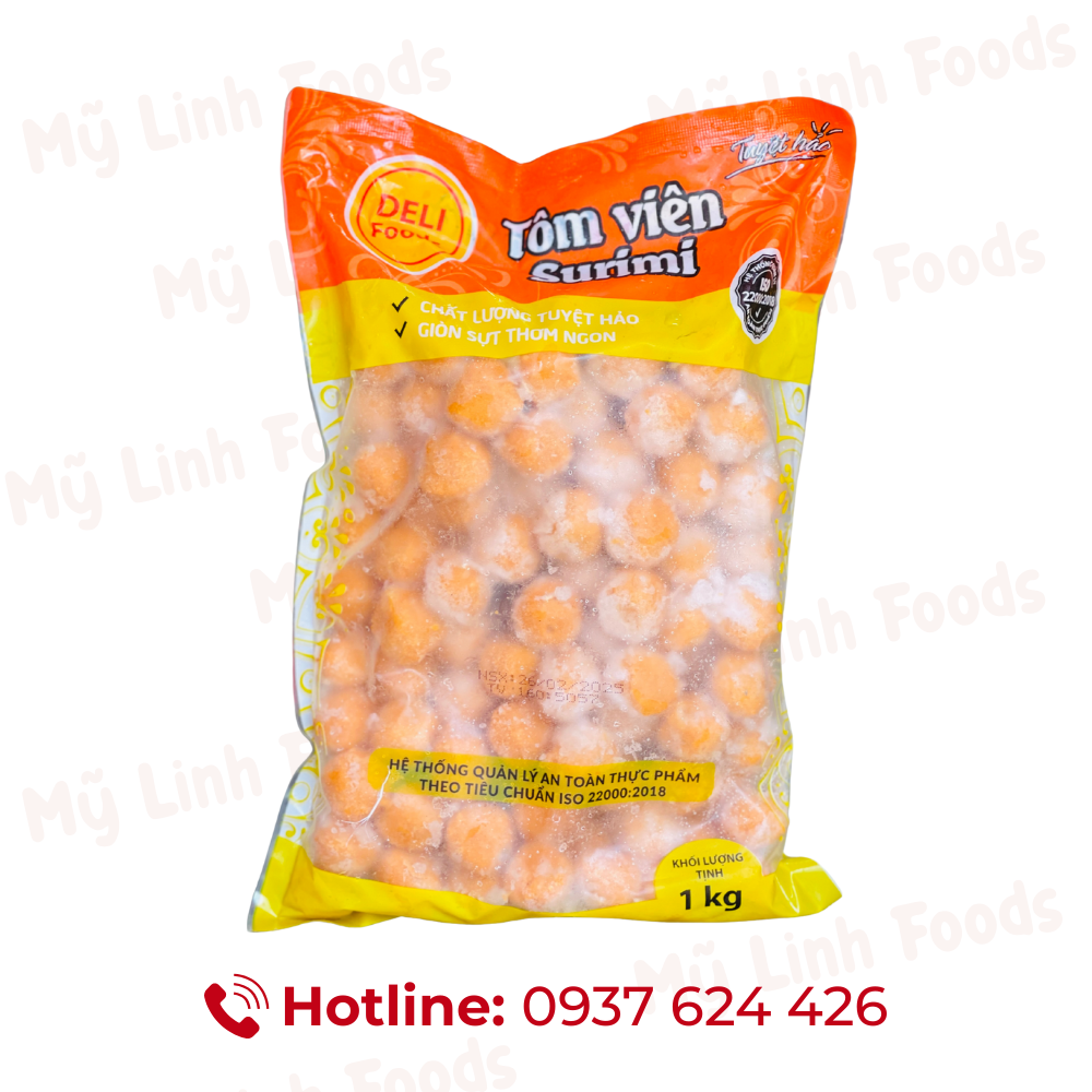 Tôm Viên LC 1Kg 160V Viên Lớn