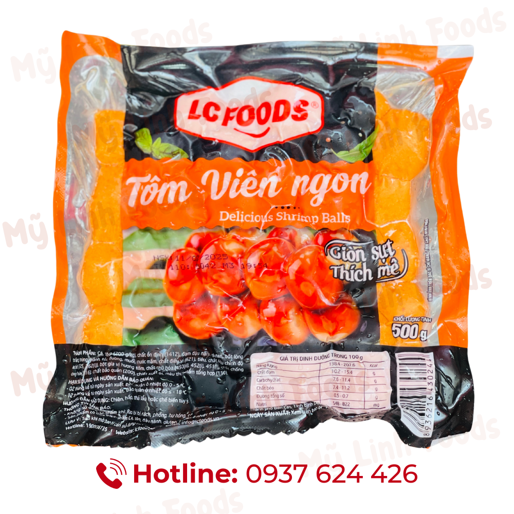 Tôm Viên Ngon LC 500G 55V