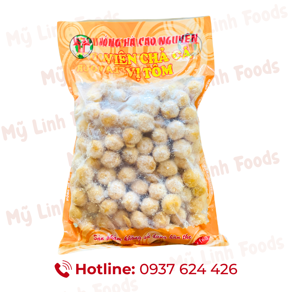 Tôm Viên Hồng Hà 1KG 160V Viên Lớn