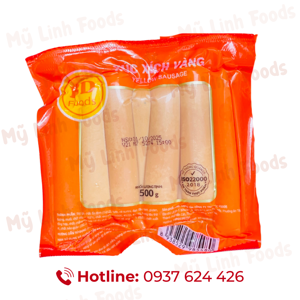 Xúc Xích Vàng 21 Cây BD 500G