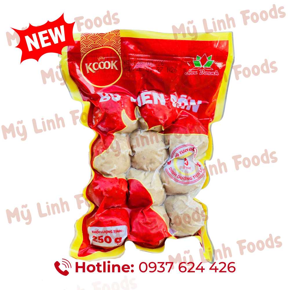 Bò Viên Gân Hoa Doanh 250g 10 viên