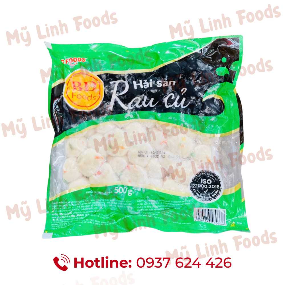 Viên Hải Sản Rau Củ BD 500G 