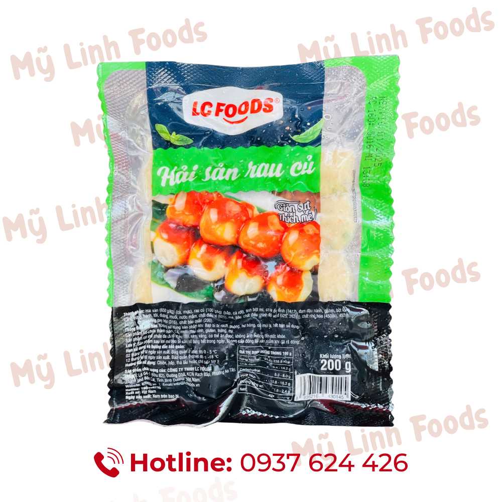 Viên Hải Sản Rau Củ LC 200G 32V
