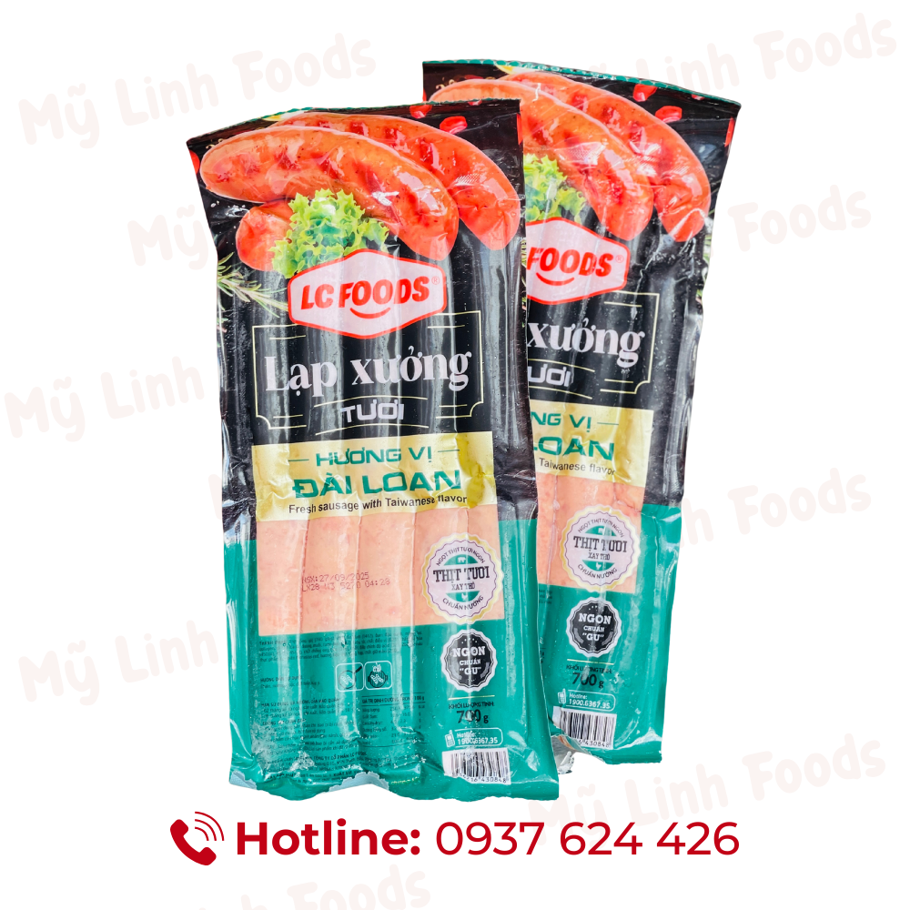 Lạp Xưởng Nướng Đá Đài Loan LC 700G