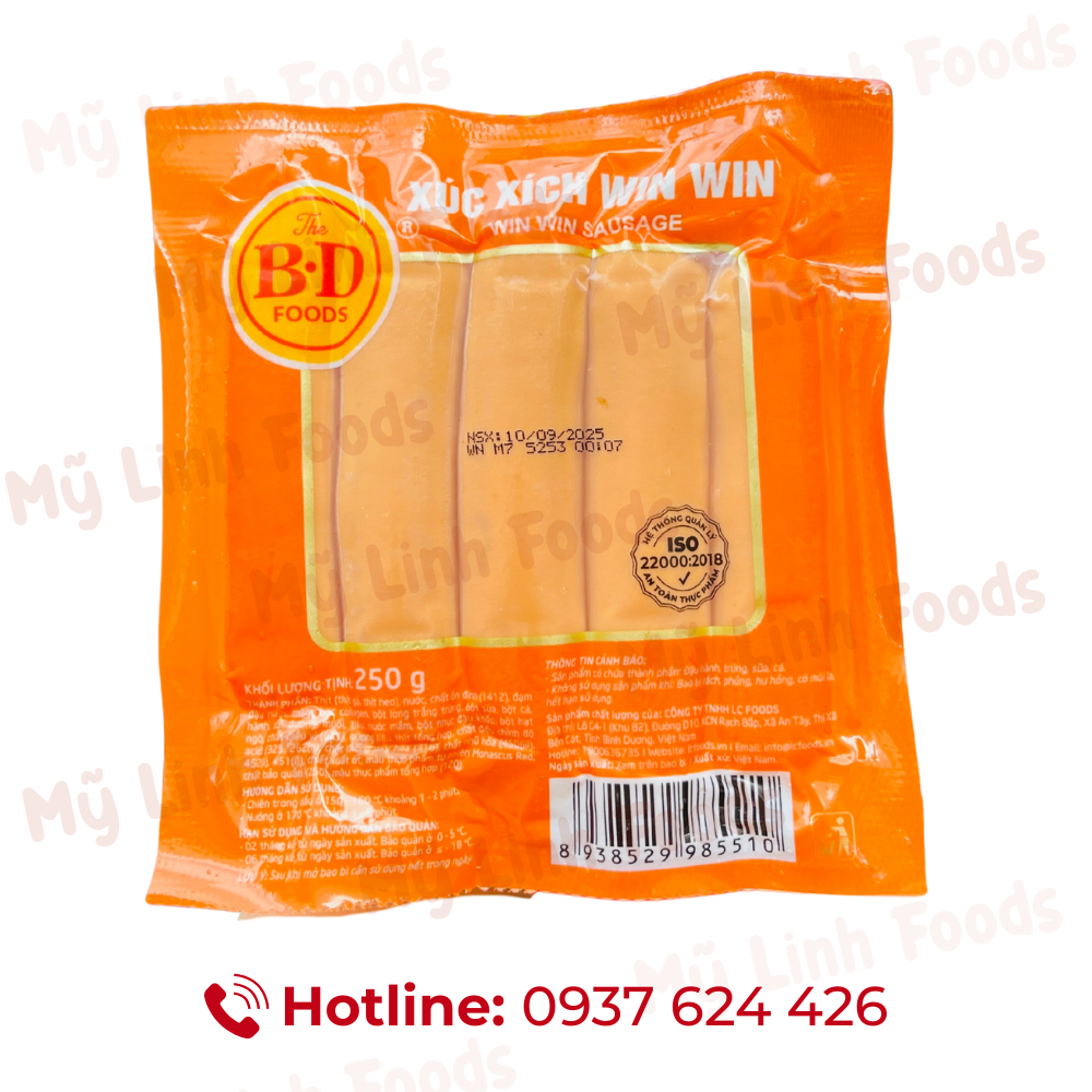 Xúc Xích Win Win 250G 5C